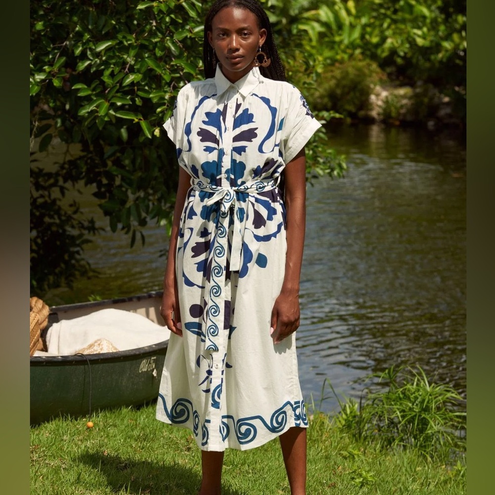 Carolina K NWT Valerie Kaftan 100% Organic Cotton